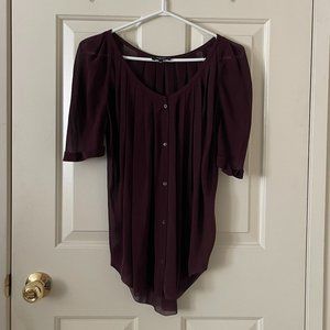 BABATON 100% Silk Shirt Size XS